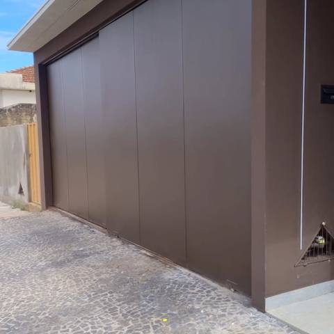 Estrutura de serralheria executada — Projeto 12, LF Esquadrias e Vidros Especiais